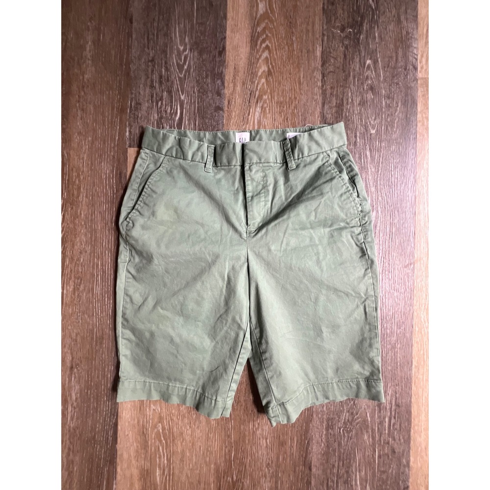 GAP Olive Green Women’s Bermuda Shorts